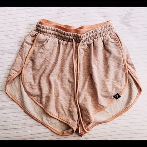 GYMSHARK Dual Band Pink Shorts